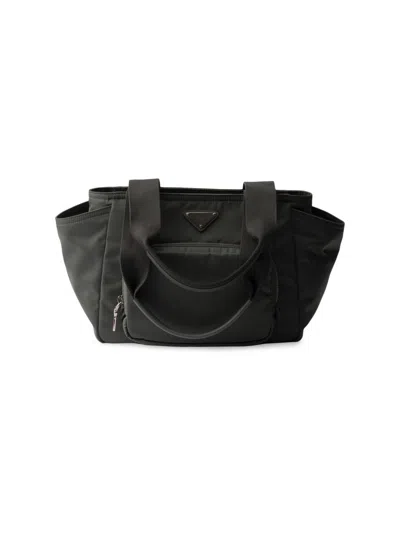 Prada Women's Re-nylon Tote Bag In Gray