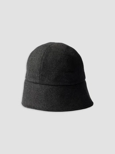 Prada Re-wool Hat In Gray
