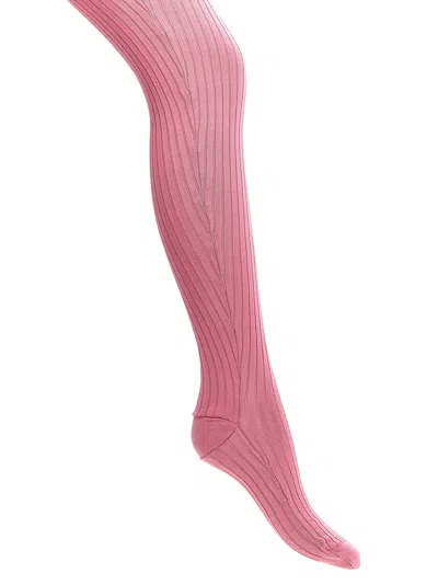 Prada Women Ribbed Tights