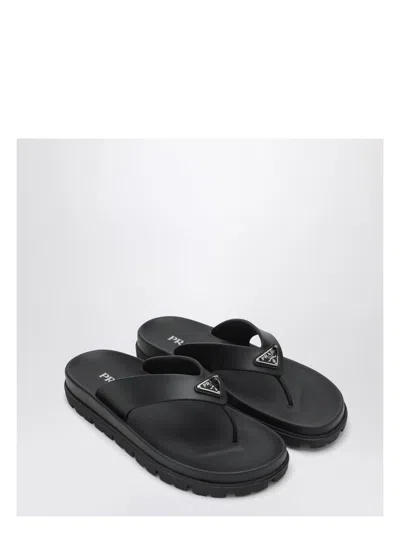 PRADA WOMEN'S RUBBER THONG SANDAL