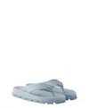 Prada Thong Sandals In Blue