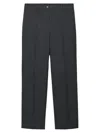 Prada Rush Stitch Pants In Blue