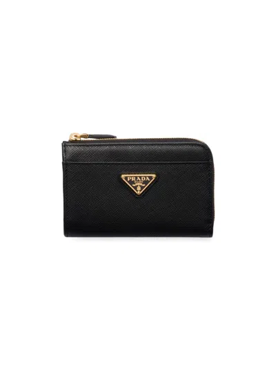Prada Women's Saffiano Keychain Card Case In Multi