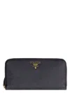 Prada Logo Patch Wallet