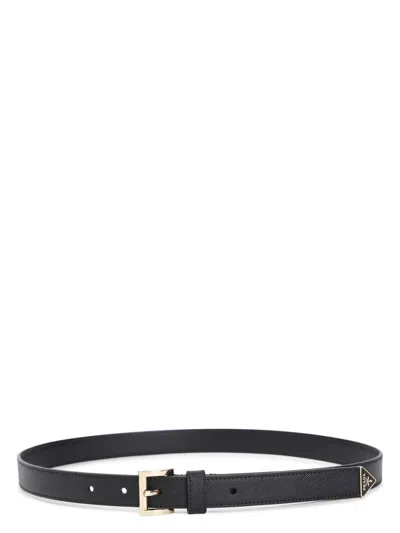 PRADA WOMEN'S SAFFIANO LEATHER BELT