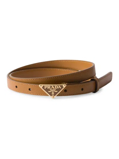 PRADA WOMEN'S SAFFIANO LEATHER BELT