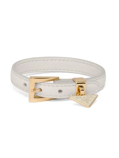 Prada Women's Saffiano Leather Bracelet