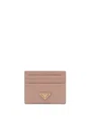 Prada Women Saffiano Leather Card Holder