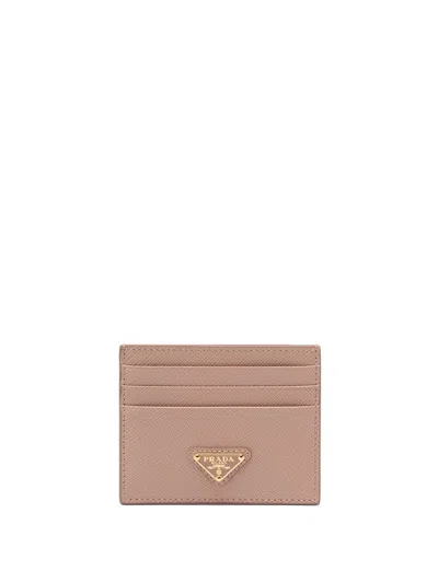 Prada Women Saffiano Leather Card Holder