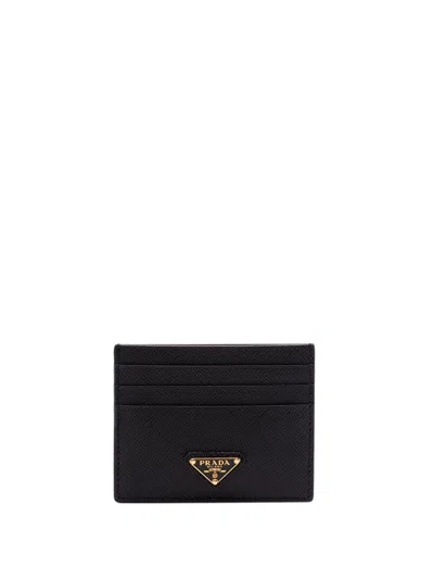 Prada Women Saffiano Leather Card Holder