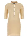 Prada Women's Sand Cotton Polo Dress
