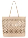 Prada Sand Leather Shopping Bag