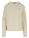 Prada Women's Sand Stretch Cotton Oversize Sweatshirt