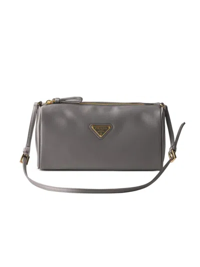 Prada Satin Mini-bag In Gray