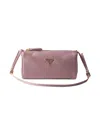 Prada Women's Satin Mini Shoulder Bag In Pink