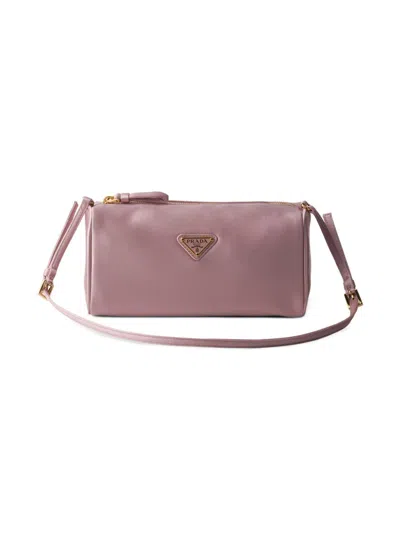 Prada Women's Satin Mini Shoulder Bag In Pink