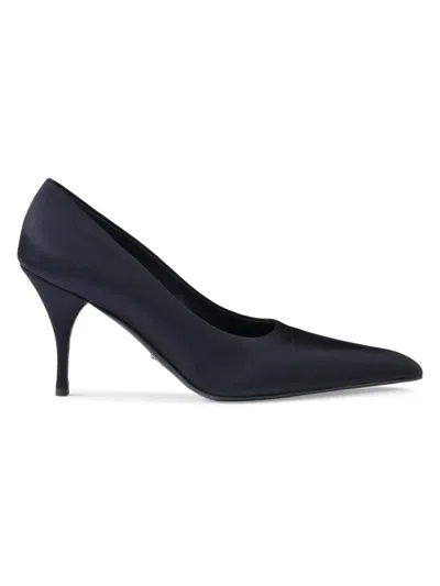PRADA WOMEN'S SATIN PUMPS
