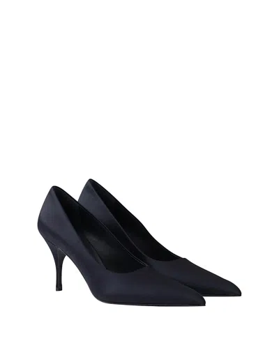 PRADA WOMEN'S SATIN PUMPS