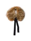 Prada Mongolia Shearling Collar In Pattern