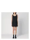 Prada Nylon Mini Dress In Black