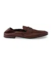 Prada Ruched Loafer Ld54 In Brown