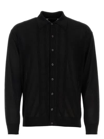 PRADA WOMEN'S SILK CARDIGAN