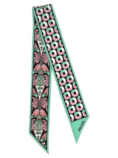 Prada Women Silk Scarf