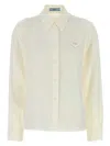 Prada Women's Silk Shirt In White
