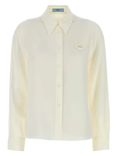 PRADA WOMEN'S SILK SHIRT