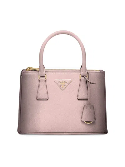 Prada Women's Small Galleria Ombré Saffiano Leather Bag In Pink
