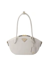 Prada Women's Small Leather Handbag In White