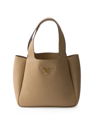 Prada Women's Small Leather Tote Bag