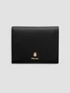 Prada Small Leather Wallet In Black