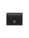 Prada Women's Small Leather Wallet In Multi