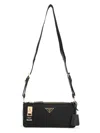 Prada Small Re-nylon Shoulder Bag In Black