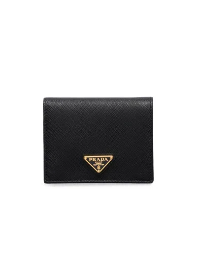 Prada Women's Small Saffiano Leather Wallet In Multi