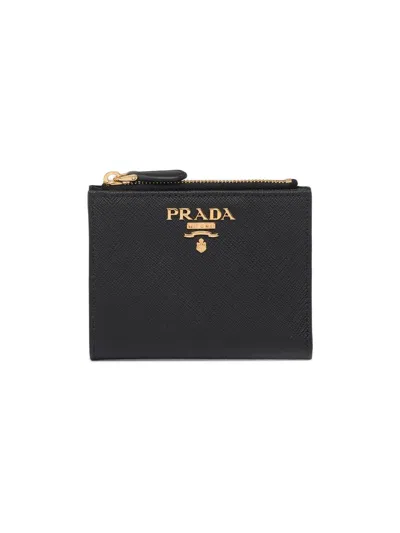 Prada Women's Small Saffiano Leather Wallet In Multi
