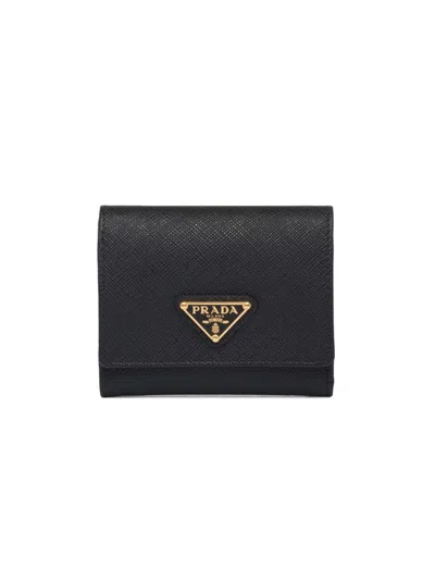 Prada Women's Small Saffiano Leather Wallet In Multi