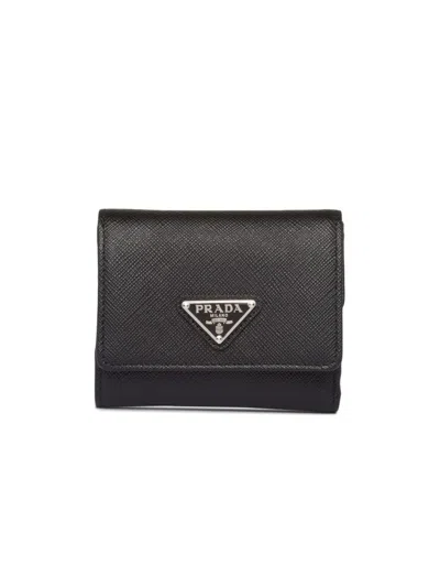 Prada Women's Small Saffiano Leather Wallet In Multi