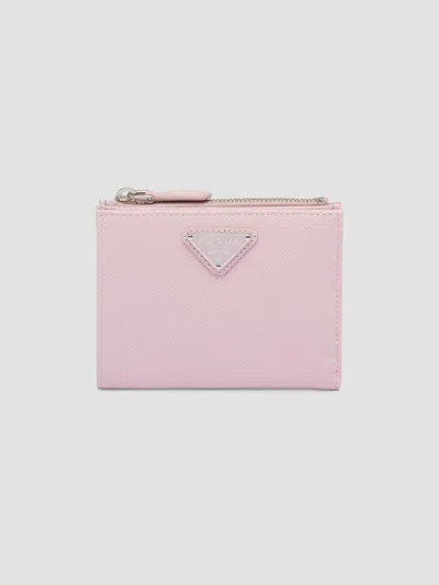 Prada Women's Small Saffiano Leather Wallet In Multi