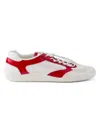 Prada Women's Speedrock Patent Leather And Mesh Fabric Sneakers In Multi
