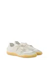 Prada Speedrock Technical Mesh And Leather Sneakers In White