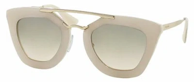 Pre-owned Prada Women's Spr09q Cinema Sunglasses, Pink In Gray