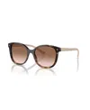 Prada Tortoiseshell-effect Square-frame Sunglasses In Brown