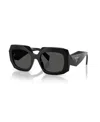 Prada Women's Square Sunglasses, Pr B23s In Black
