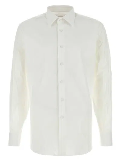 PRADA WOMEN'S STRETCH COTTON BLEND SHIRT