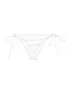 Prada Tie-side Bikini Bottoms In White