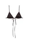 Prada Bh Aus Stretch-popeline In Black
