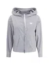 Prada Striped Poplin Blouson Jacket In Multicolor