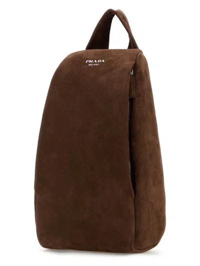 Prada Women's Suede Backpack